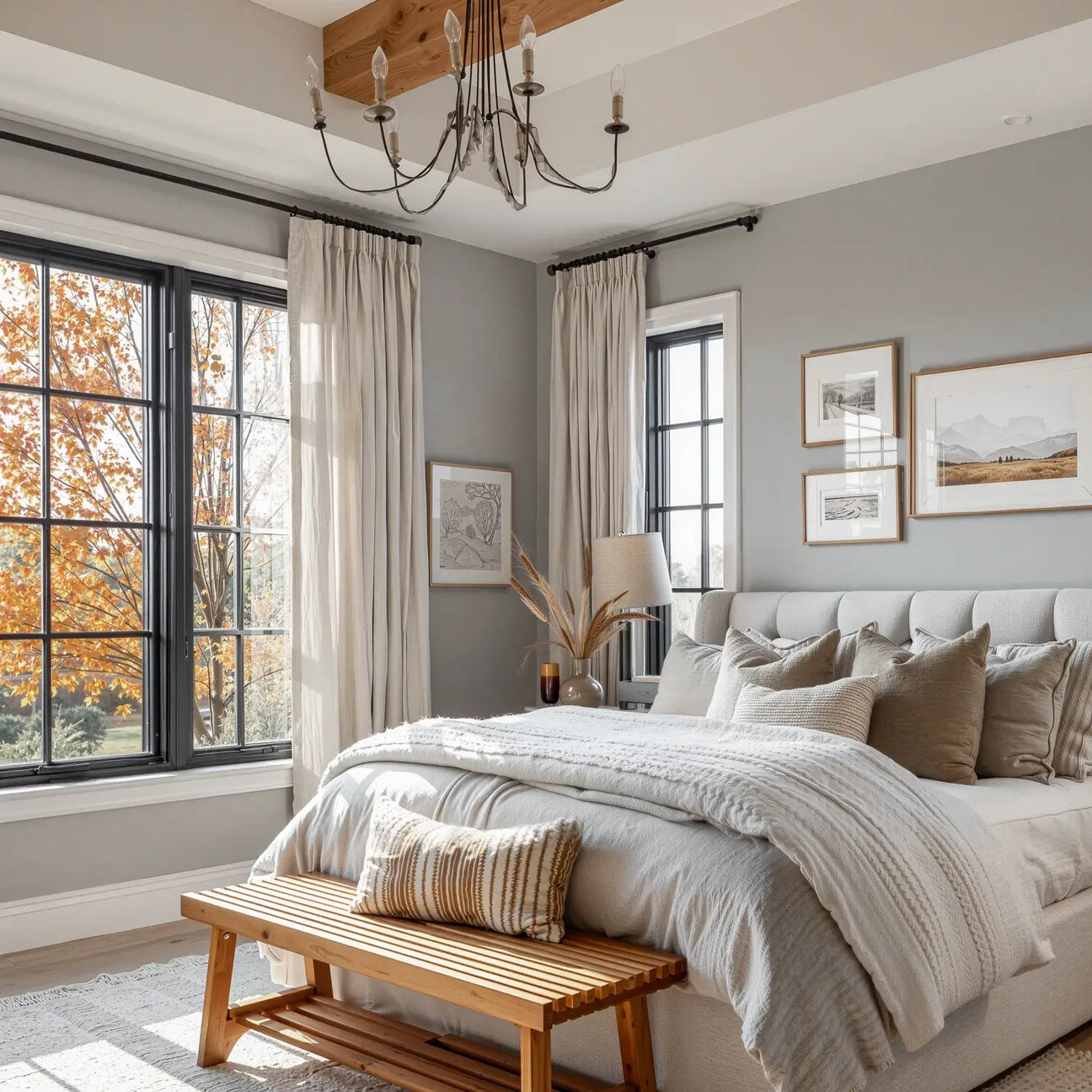 Haven Custom Blackout Linen Curtains| uscurtains