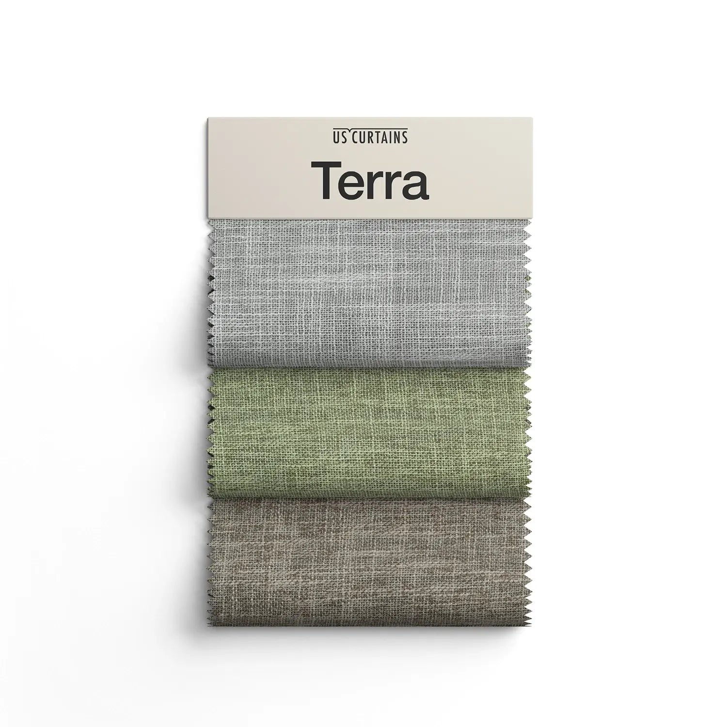 Terra Linen Fabric Swatches – 100% Blackout in Dark Shades | USCURTAINS
