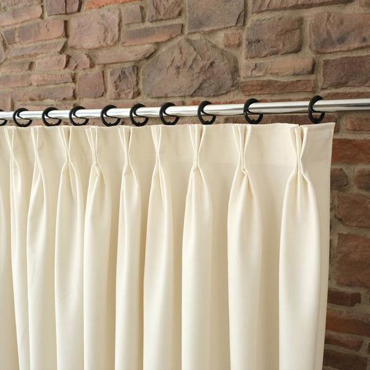 Blackout Triplet Pinch Pleated Linen Drapery
