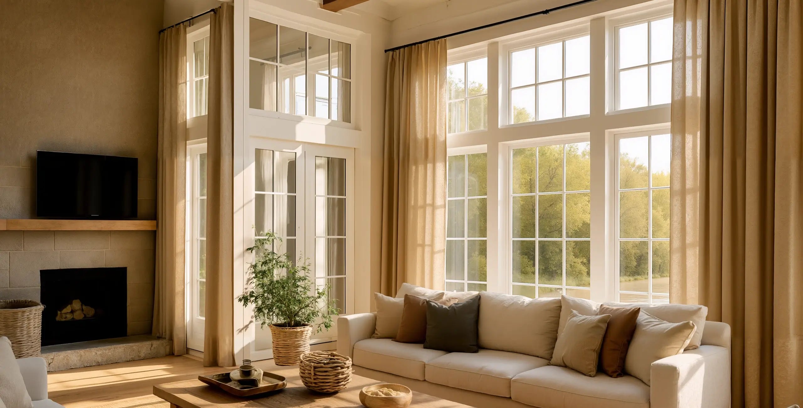 Haven Custom Blackout Linen Curtains
